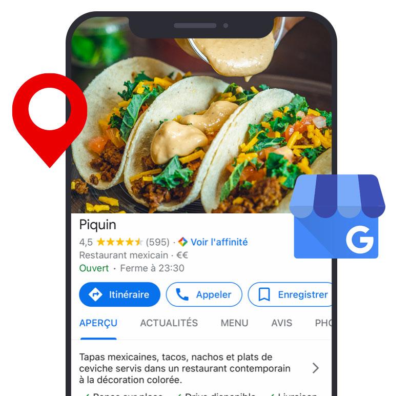 visuel google my business tacos